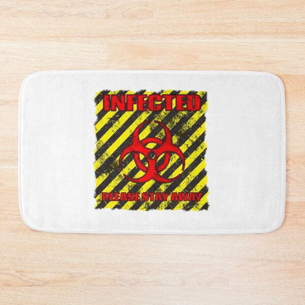 Item preview, INFECTED -- STAY AWAY designed and sold by DashEightyEight.