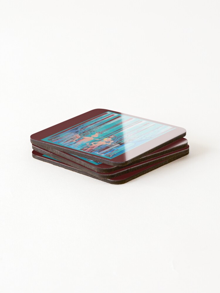 Thumbnail 4 of 5, Coasters (Set of 4), Magic Sea designed and sold by RillyDeeZy.