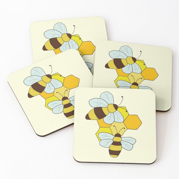 Item preview, Bees and honeycombs designed and sold by Blumchen.