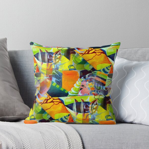 Item preview, Surrealism Multicolored Pop Art Culture Vivid Dreams in Watercolor designed and sold by Nisuris.