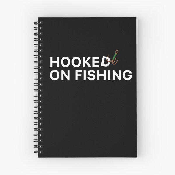 Item preview, HOOKED ON FISHING (white) designed and sold by JennieCarolina.