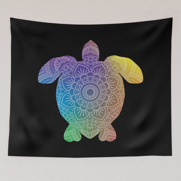 Item preview, Rainbow Turtle designed and sold by mikkilmack8.
