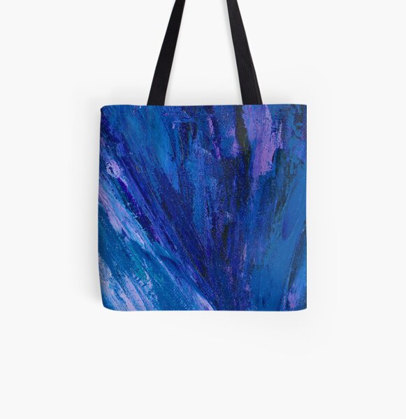 Intuitive Abstract Water Landscape by Courtney Hatcher All Over Print Tote Bag