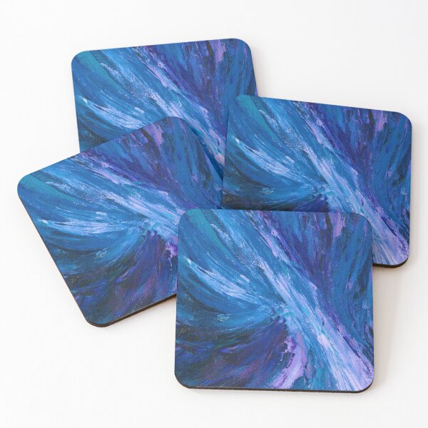 Item preview, Paisaje acuático abstracto intuitivo por Courtney Hatcher designed and sold by cghatcherart.
