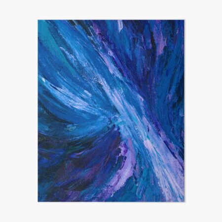 Intuitive Abstract Water Landscape by Courtney Hatcher Art Board Print