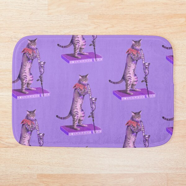 Item preview, cat & bass clarinet designed and sold by VishKeks.