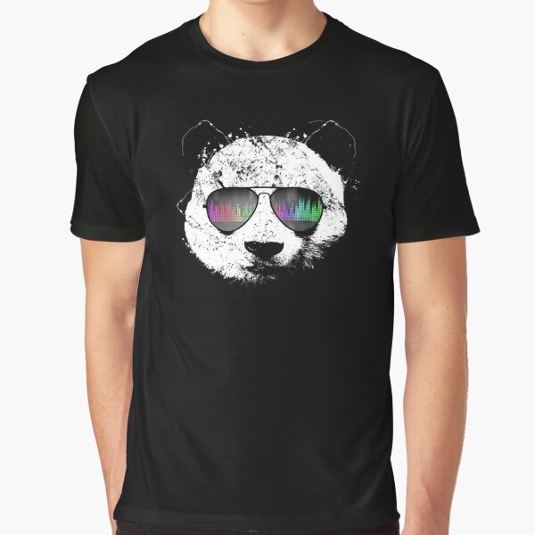Vista previa del artículo con la obra «Cool Panda con gafas de sol», diseñado y vendido por MindChirp.