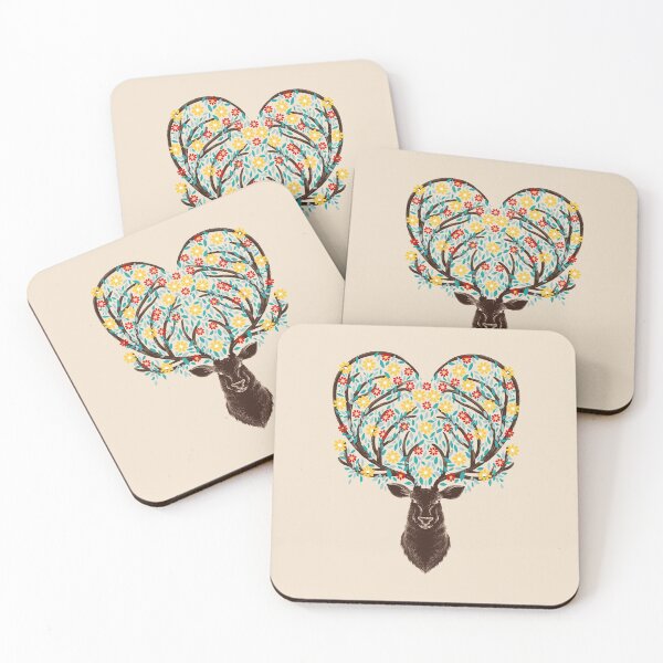 Item preview, Blooming Deer Spring by Tobe Fonseca designed and sold by Tobe Fonseca®.