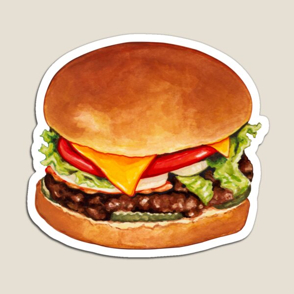 Molly´s Diner Burger Nostalgie Kühlschrank Magnet 6x8 cm Tin Sign EMAG234 