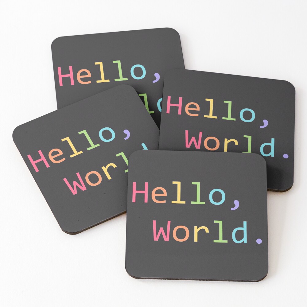 Item preview, Coasters (Set of 4) designed and sold by redbubbel.