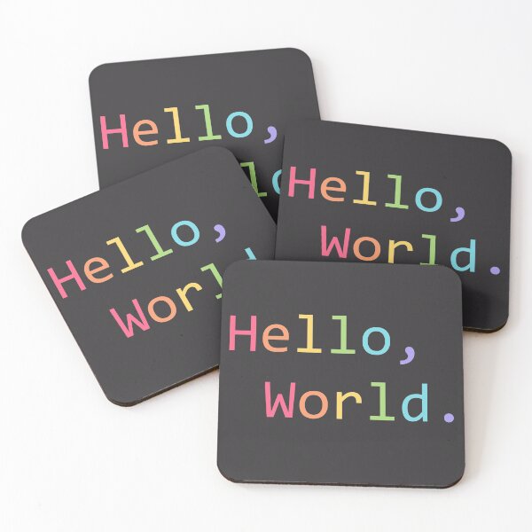 Item preview, Hello, World. designed and sold by redbubbel.