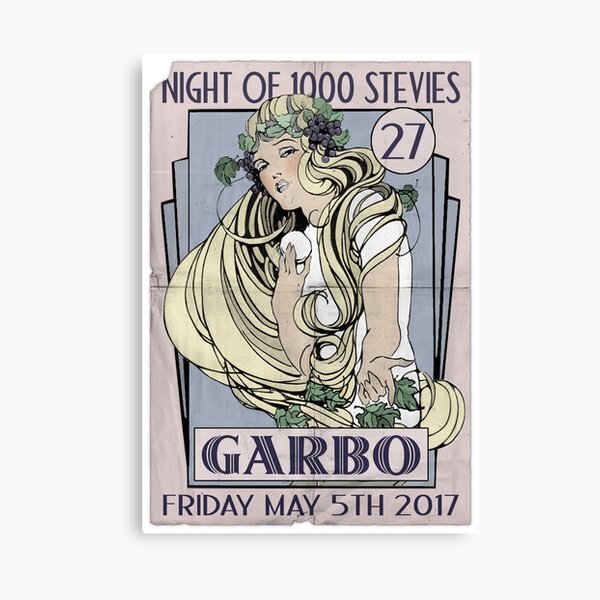 NOTS 27: Garbo Poster Canvas Print