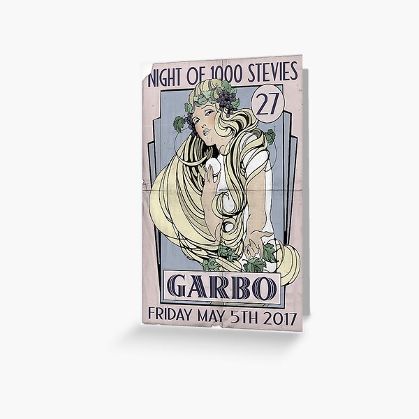 NOTS 27: Garbo Poster Greeting Card