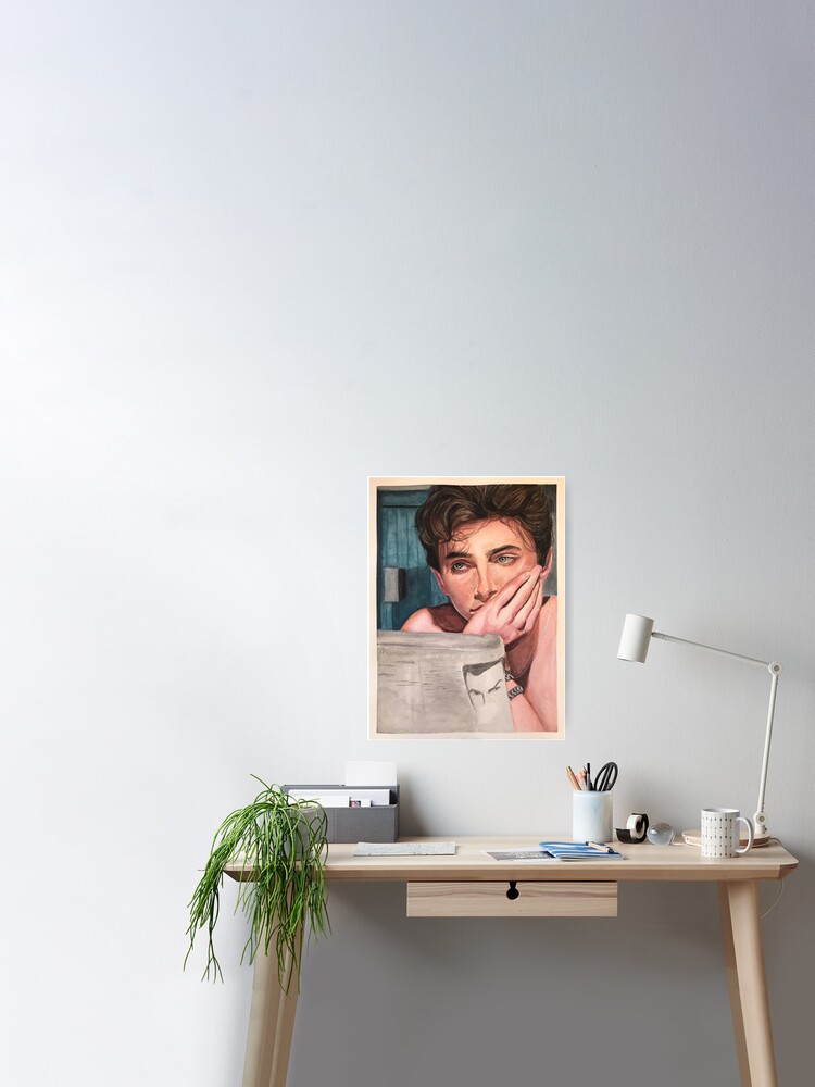 Timothee Chalamet Art Print Call Me By Your Name Poster By Rosemlek77 Redbubble