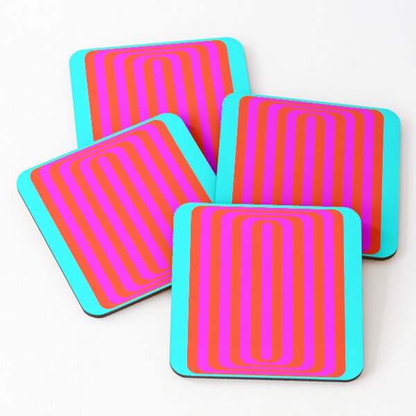 Item preview, Rounded Rectangles on Blue-2 designed and sold by GEOMETRIC ART   .