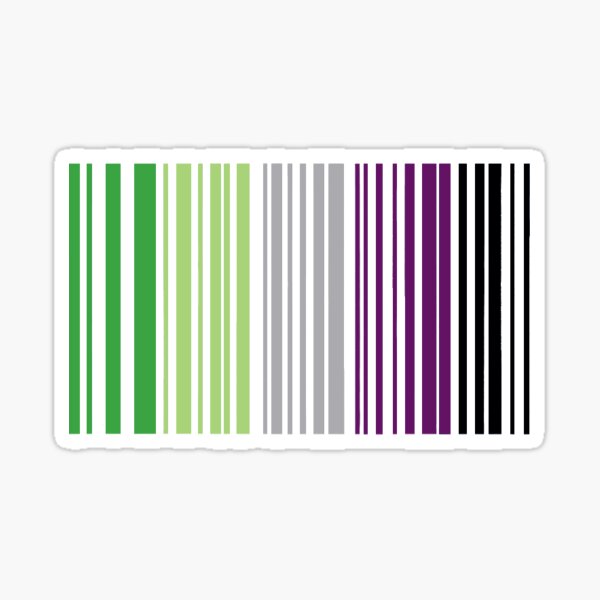 Aroace Barcode Sticker Sticker