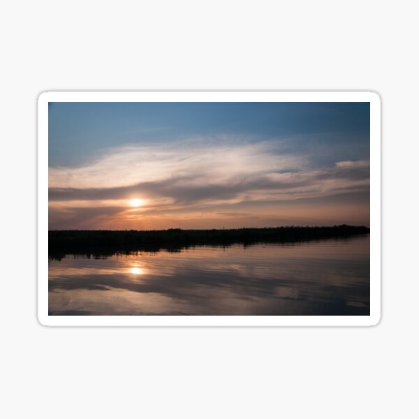 Two sunsets Sticker