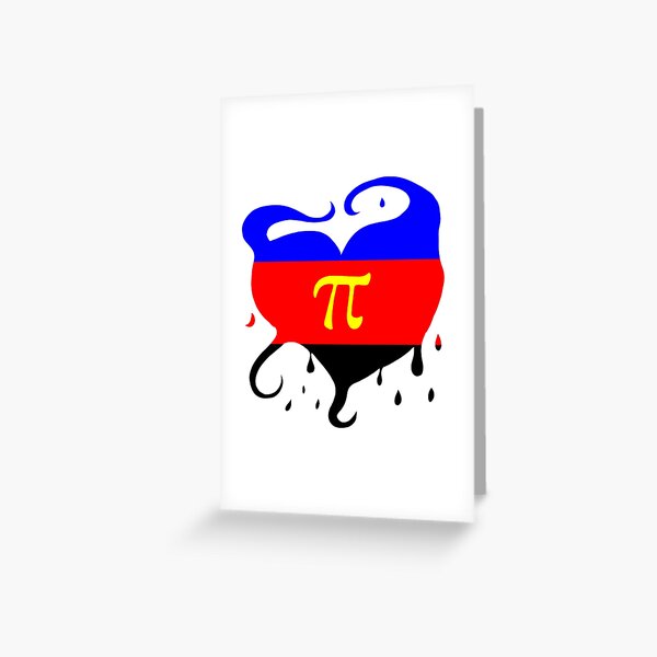Polyamory Pride - Filth Heart Edition Greeting Card