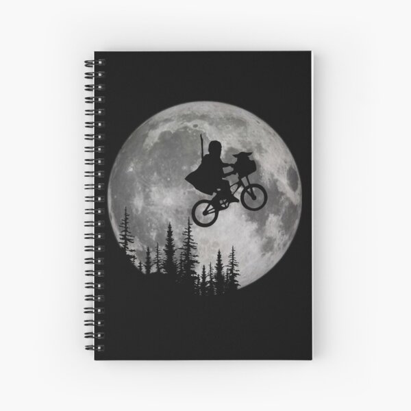 Across The Moon With The Child Spiral Notebook