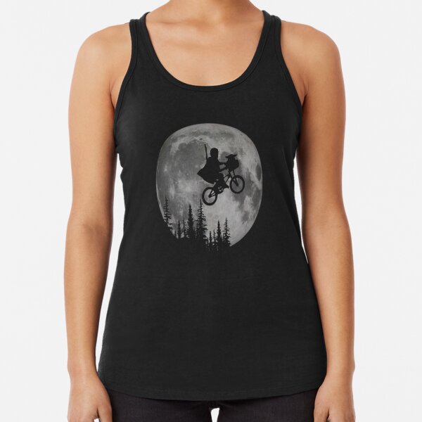Across The Moon With The Child Racerback Tank Top