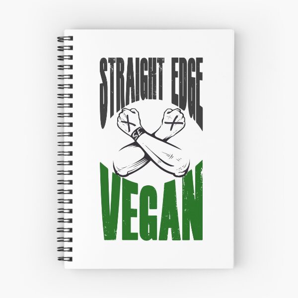 Item preview, Straight Edge vegan punk shirt designed and sold by flowshirts.