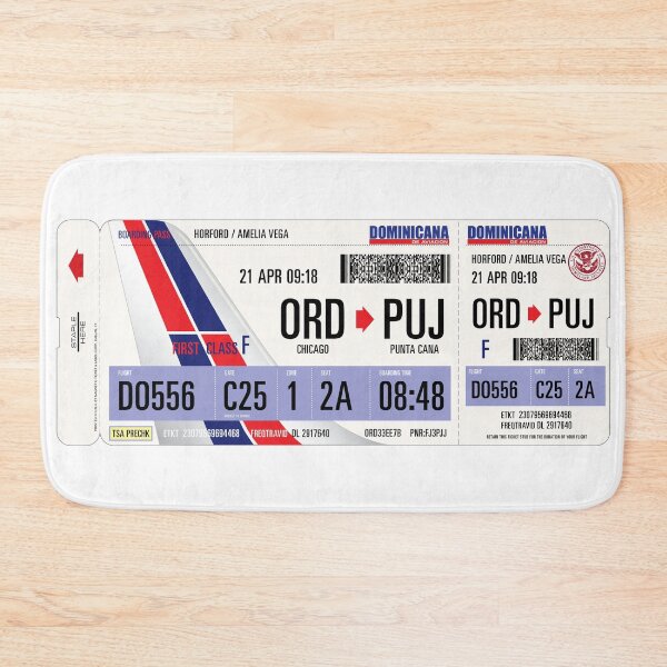 Item preview, Authentic Airline Boarding Pass to Punta Cana designed and sold by travelwitheric.
