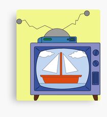 simpsons tv Canvas Print