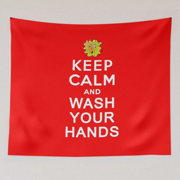 Item preview, KEEP CALM AND WASH YOUR HANDS designed and sold by Greenbaby.