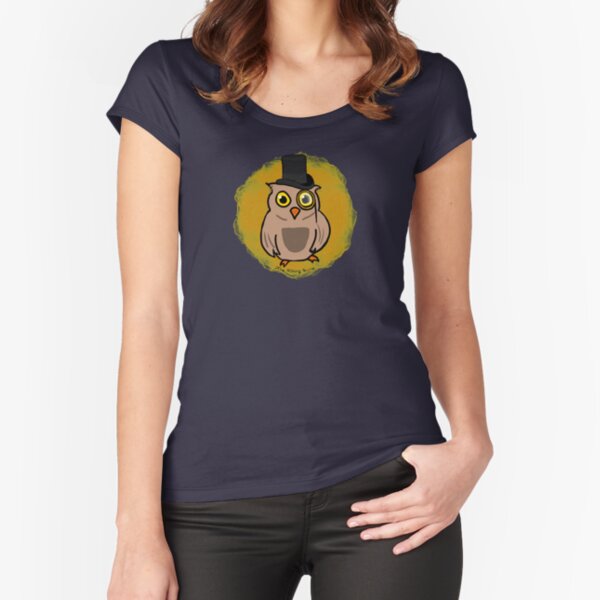 Wise Owl Fitted Scoop T-Shirt