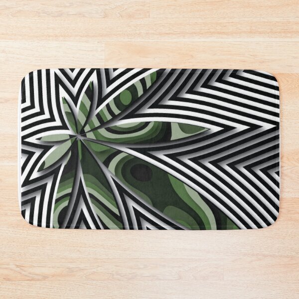 Item preview, Camouflage Cannabis Leaf In the Factor of Phi Op Art designed and sold by foggynotion.