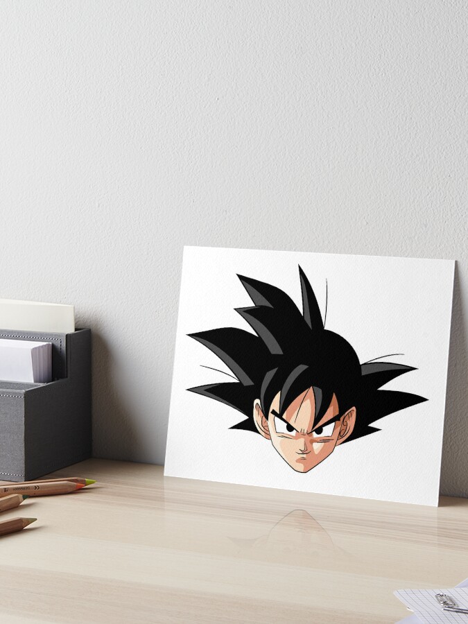 That face.  Dragon ball painting, Goku drawing, Goku