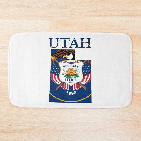 Item preview, Utah State Flag Map designed and sold by marosharaf.