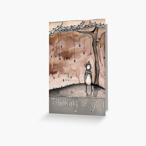 Thinking of you greeting card Greeting Card
