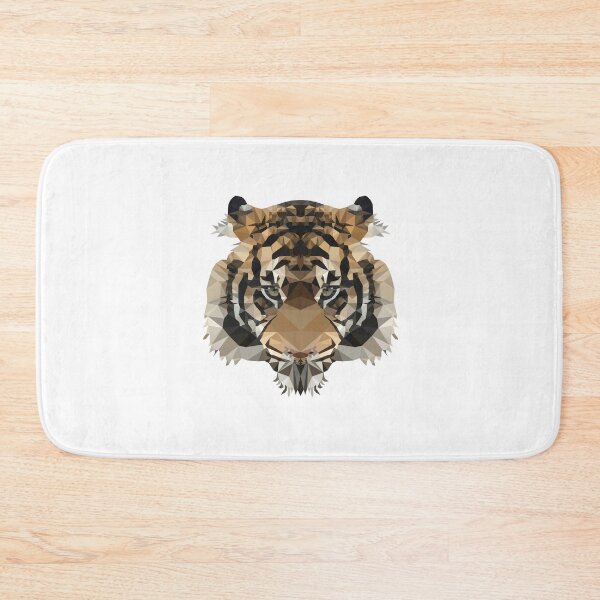 Item preview, Tiger tiger head big cat from Africa polygon design designed and sold by AxzoGerman.