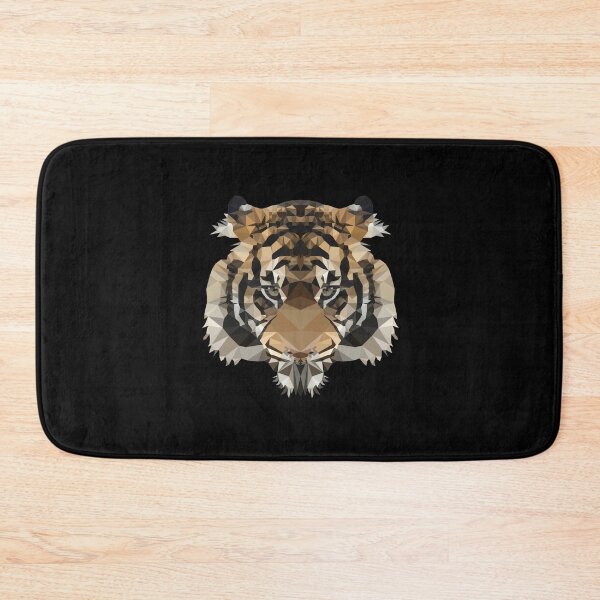Item preview, Tiger tiger head big cat from Africa polygon design designed and sold by AxzoGerman.