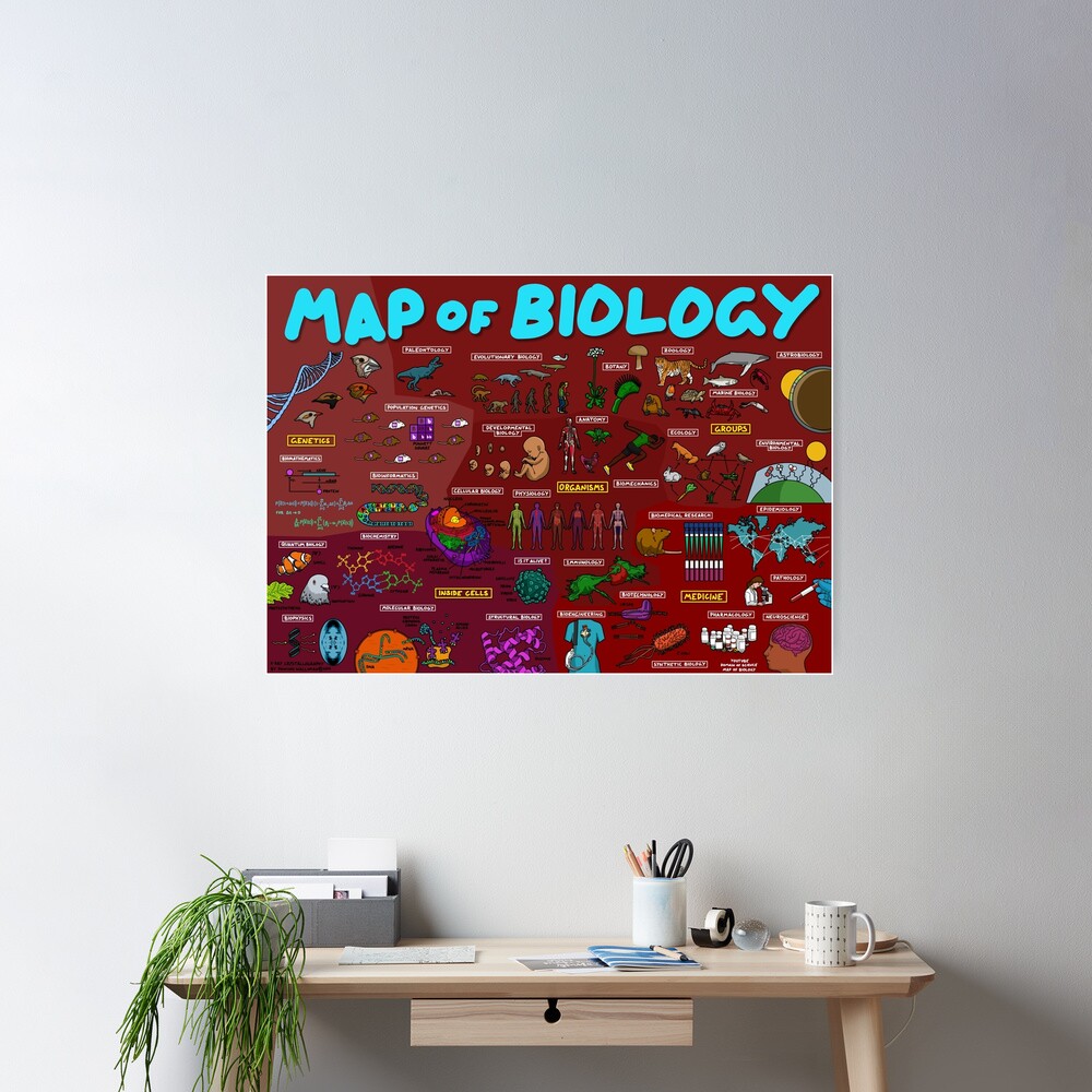 Map of Biology Poster