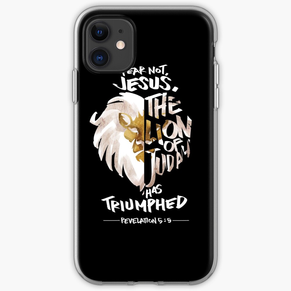 Jesus is the Lion of Judah Christian Gifts iPhone Case