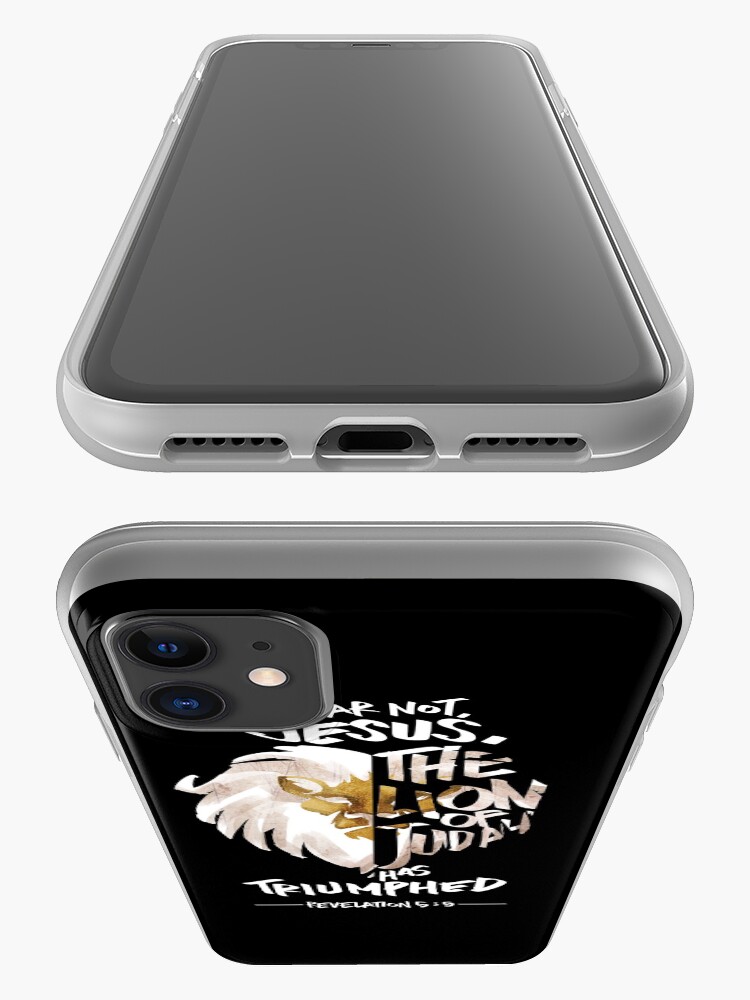 Alternate view of Jesus is the Lion of Judah Christian Gifts iPhone Case