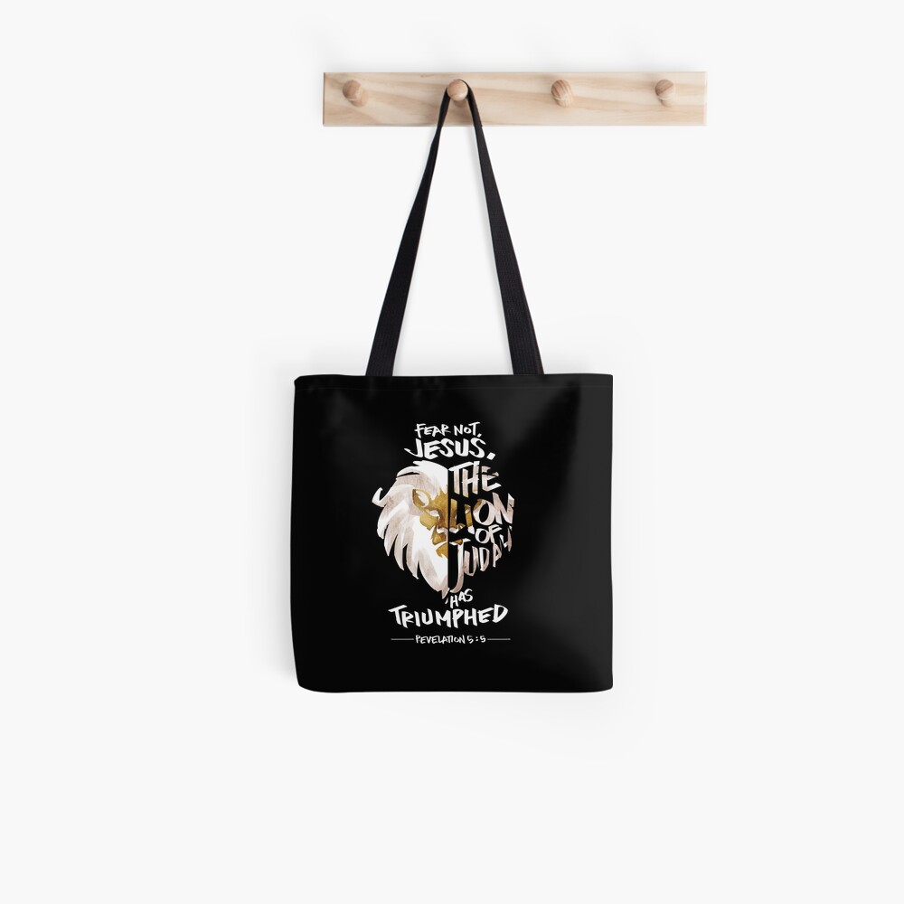 Jesus is the Lion of Judah Christian Gifts Tote Bag