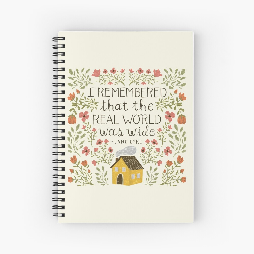 Jane Eyre "World Was Wide" Quote Art Print