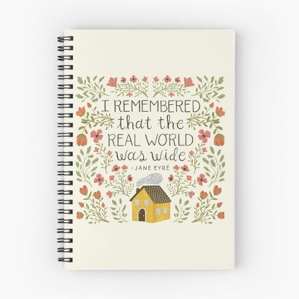 Item preview, Jane Eyre "World Was Wide" Quote designed and sold by ohjessmarie.