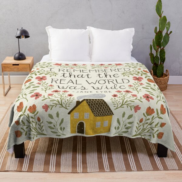 Item preview, Jane Eyre "World Was Wide" Quote designed and sold by ohjessmarie.
