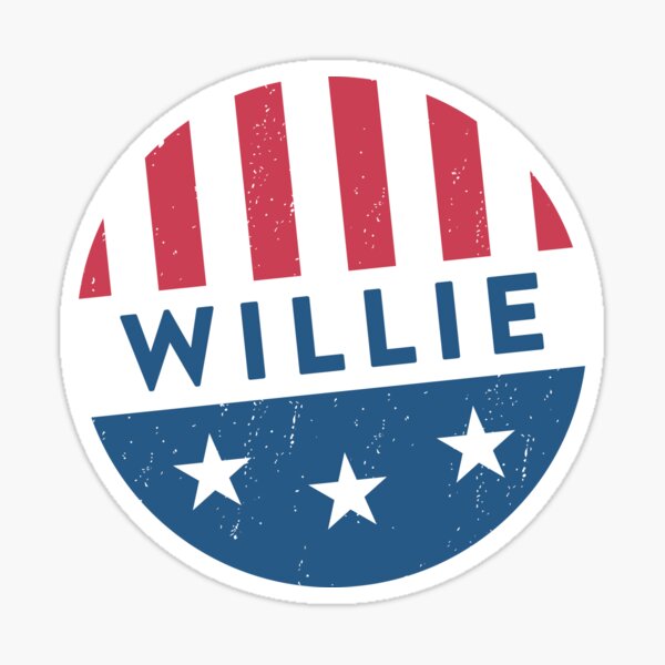 Vote Willie! Sticker