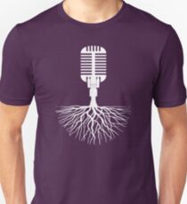 Musical Roots (Microphone) Slim Fit T-Shirt