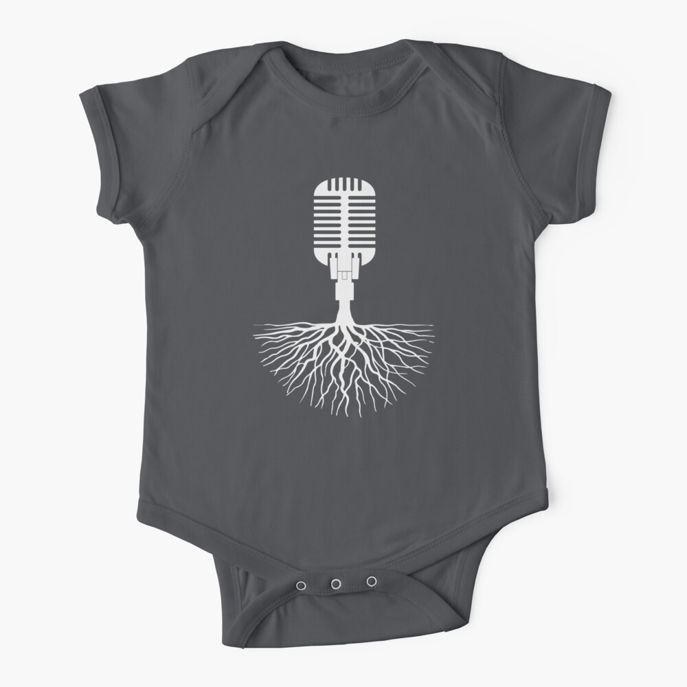 Musical Roots (Microphone) Baby One-Piece