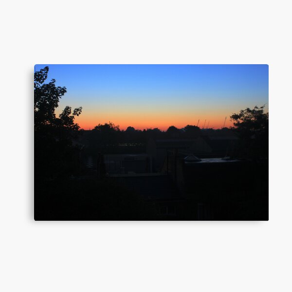 Sunrise in Autumn Canvas Print
