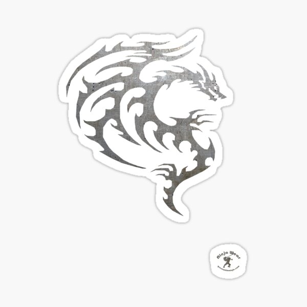 "Metal Dragon" Sticker by NinjaWear Redbubble