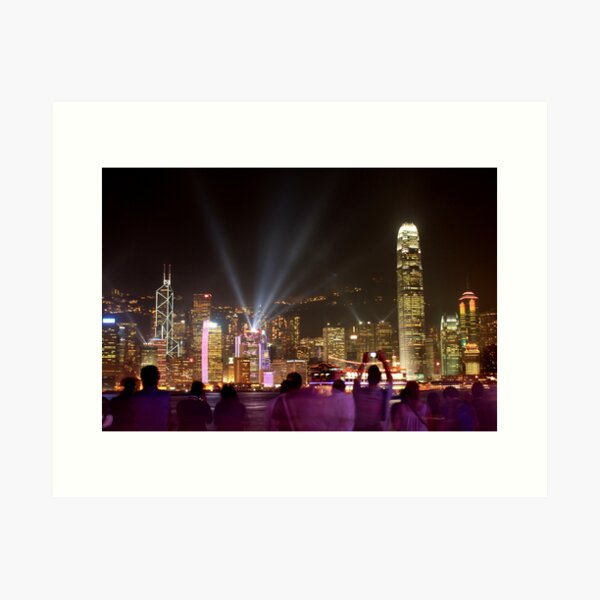 Symphony of Lights, Hong Kong Art Print