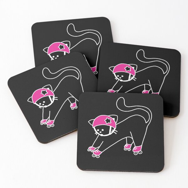 Item preview, Roller Derby Cat designed and sold by princessbeetle.