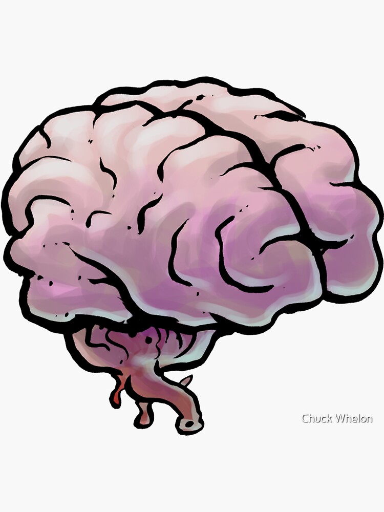 Thumbnail 3 of 3, Sticker, Brains designed and sold by MrChuckles.